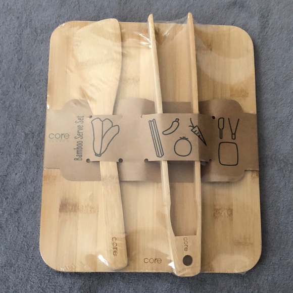 CoreHome Bamboo Serve Set Platter - Picture 3 of 7